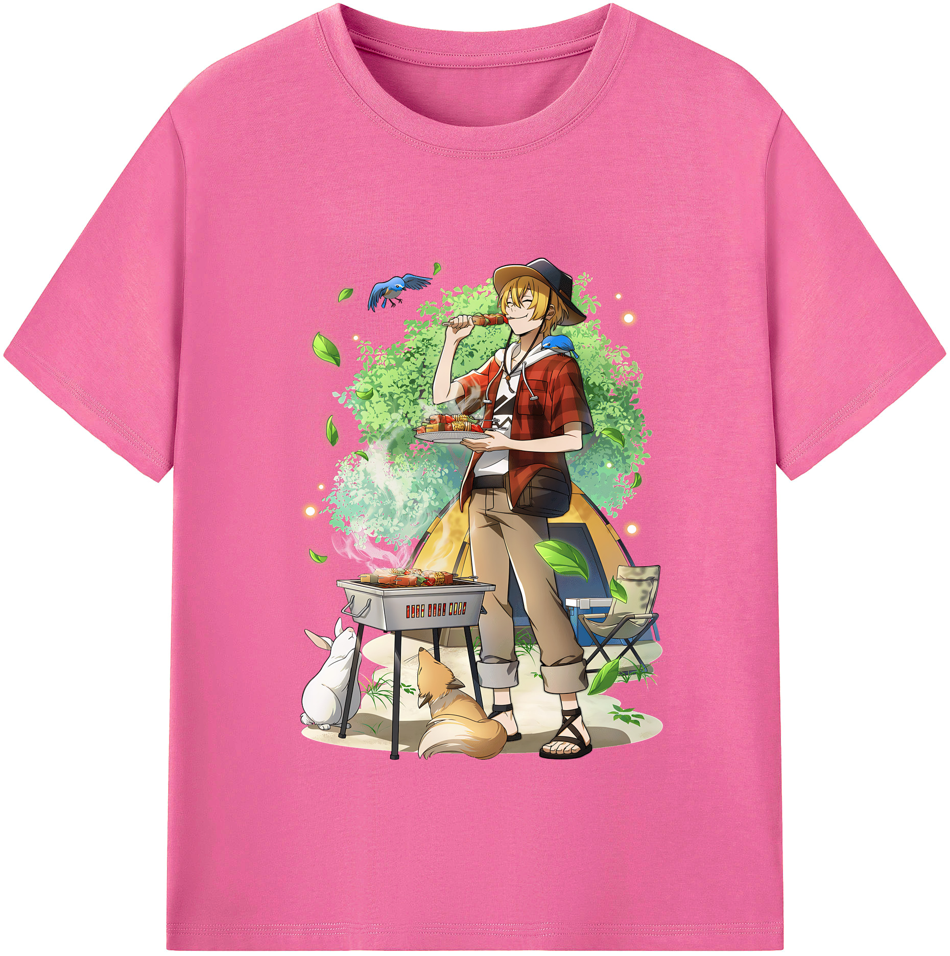 （画像用） 文豪ストレイドッグス Bungo Stray Dogs レディースカジュアルプリントTシャツ（綿100％）